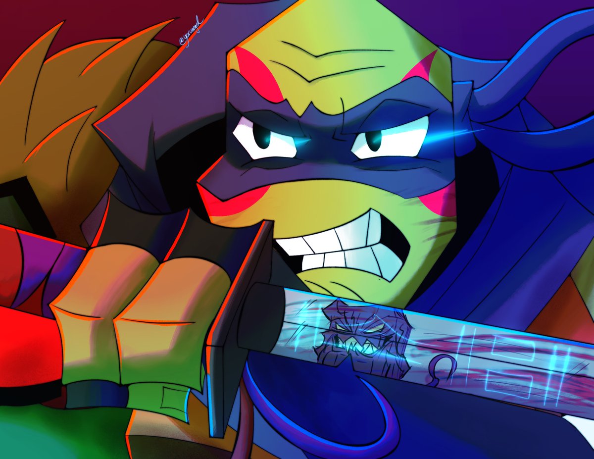 yorunoangel's tweet photo. Pues me uni al tren de @/greenkat_112 y @/fsarahzz (ambas hicieron la idea) y siempre dibujar al husbando es buena excusa 
#rottmnt #futureleonardo #riseoftheteenagemutantninjaturtles #tmnt #riseofthetmnt https://t.co/knJA1rSb4J