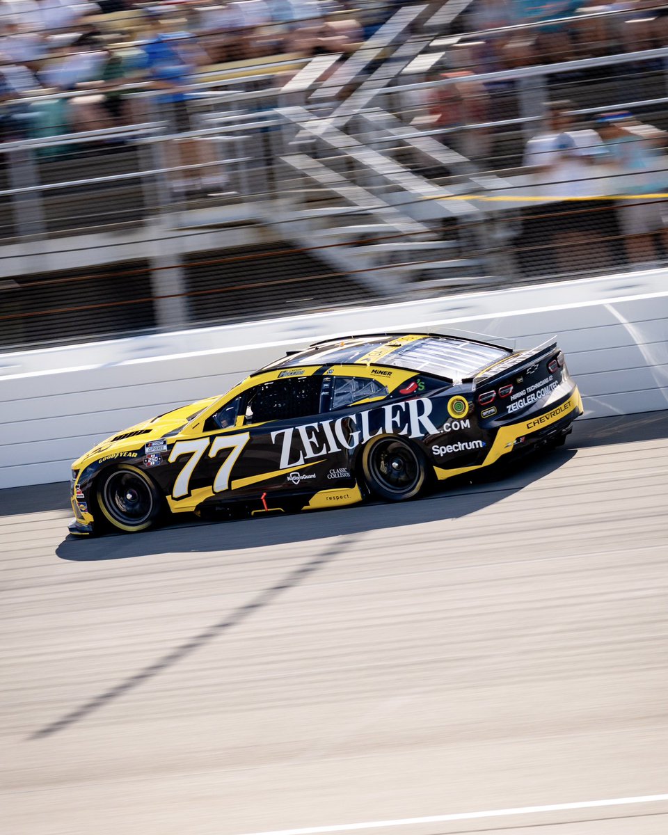 SpireMotorsport's tweet photo. He wanted that hometown win. 

@CarsonHocevar will take a P5 finish to round out the weekend. https://t.co/T5AyV7u74I