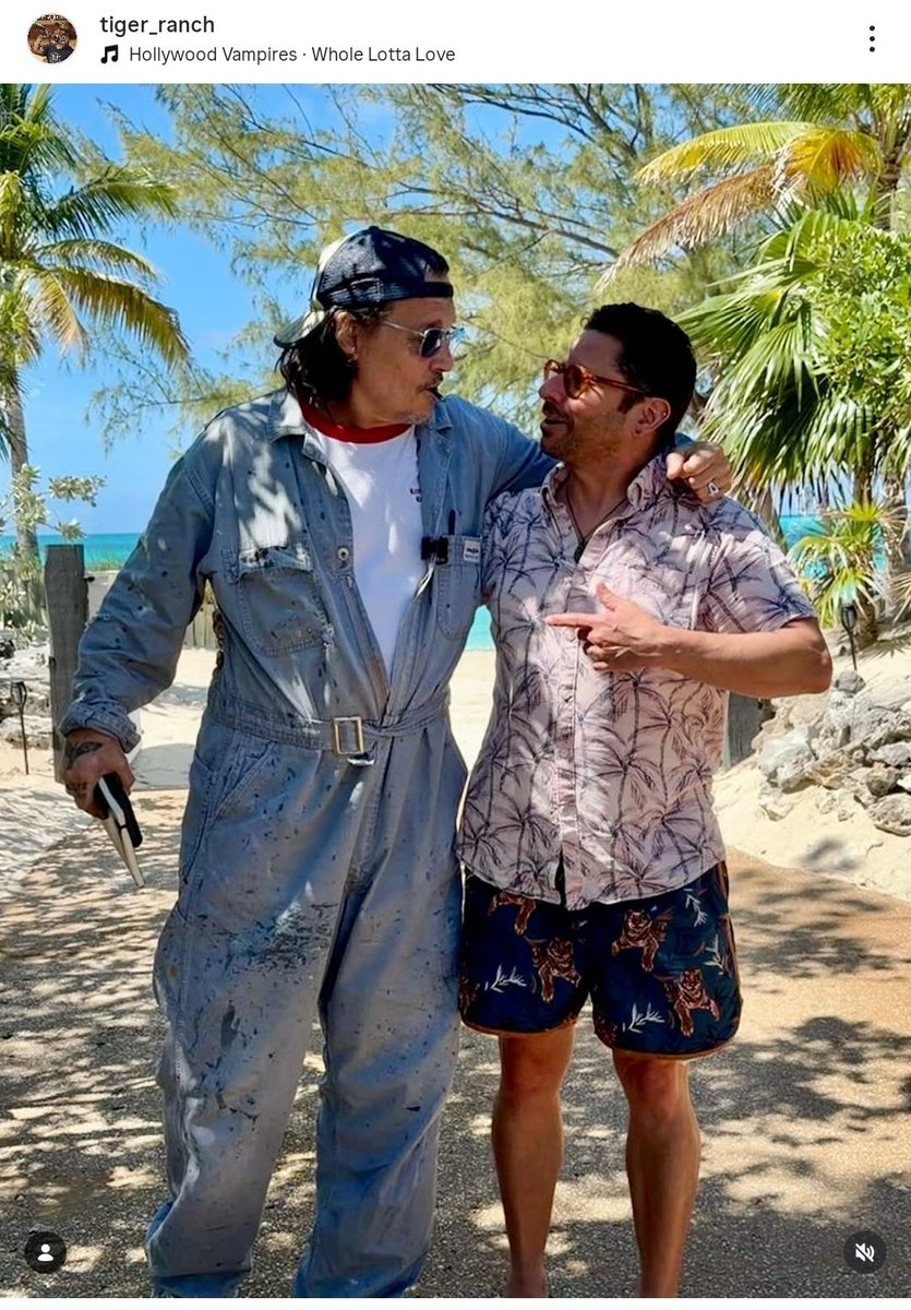 Qsoneko_'s tweet photo. IG / tiger_ranch
#johnnydepp https://t.co/2iwi8AyzlT