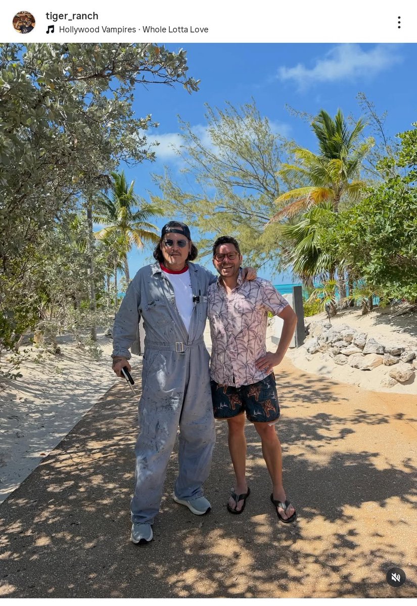Qsoneko_'s tweet photo. IG / tiger_ranch
#johnnydepp https://t.co/2iwi8AyzlT