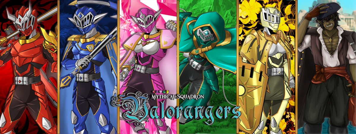 TokuTableTop's tweet photo. Mythical Squadron Valorangers is back ! EPISODE 48 | Tokusatsu-Inspired TTRPG ! https://t.co/kpNKijFt8o 

#DND #PowerRangers #Tokusatsu https://t.co/j7ePjIiigQ