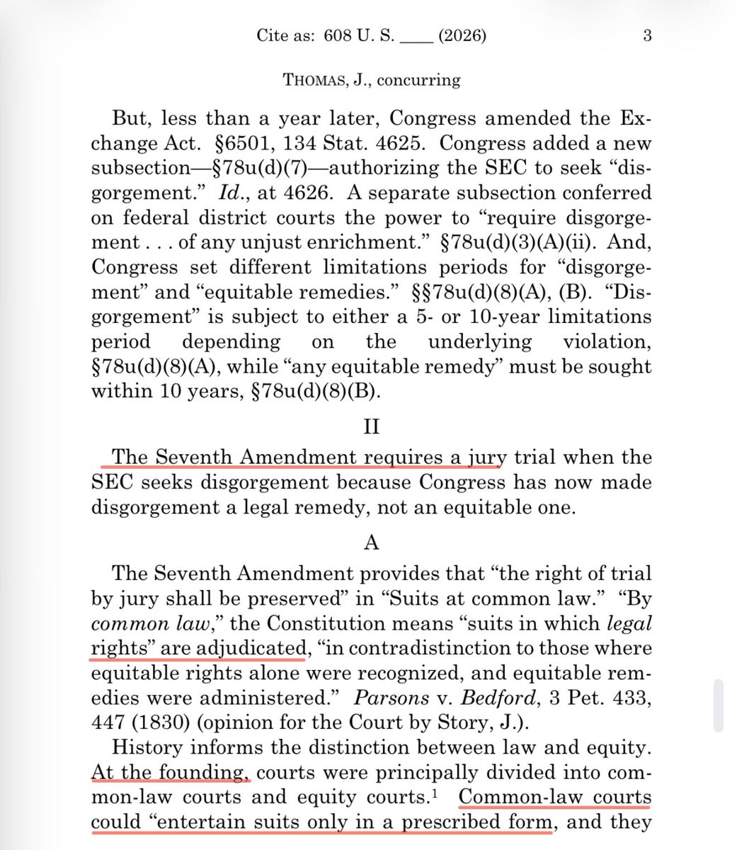 rtflack7777's tweet photo. When rights of the people are involved, trial by jury moving by the common law isn’t optional, but is the “prescribed form.”

BOOOOOOOOOOOOOOOM https://t.co/5WPPAINsWa