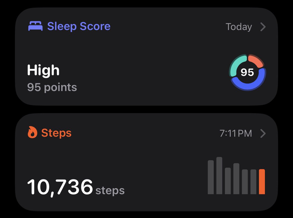 sats_freedom's tweet photo. Dues are paid. ✅
Sats are stacked. ✅
10k Steps Day 18
2% better everyday.
Consistency compounds.
Proof of work.
#HealthWins #sleep #steps #BitcoinSummer https://t.co/WbVpD4BuKI
