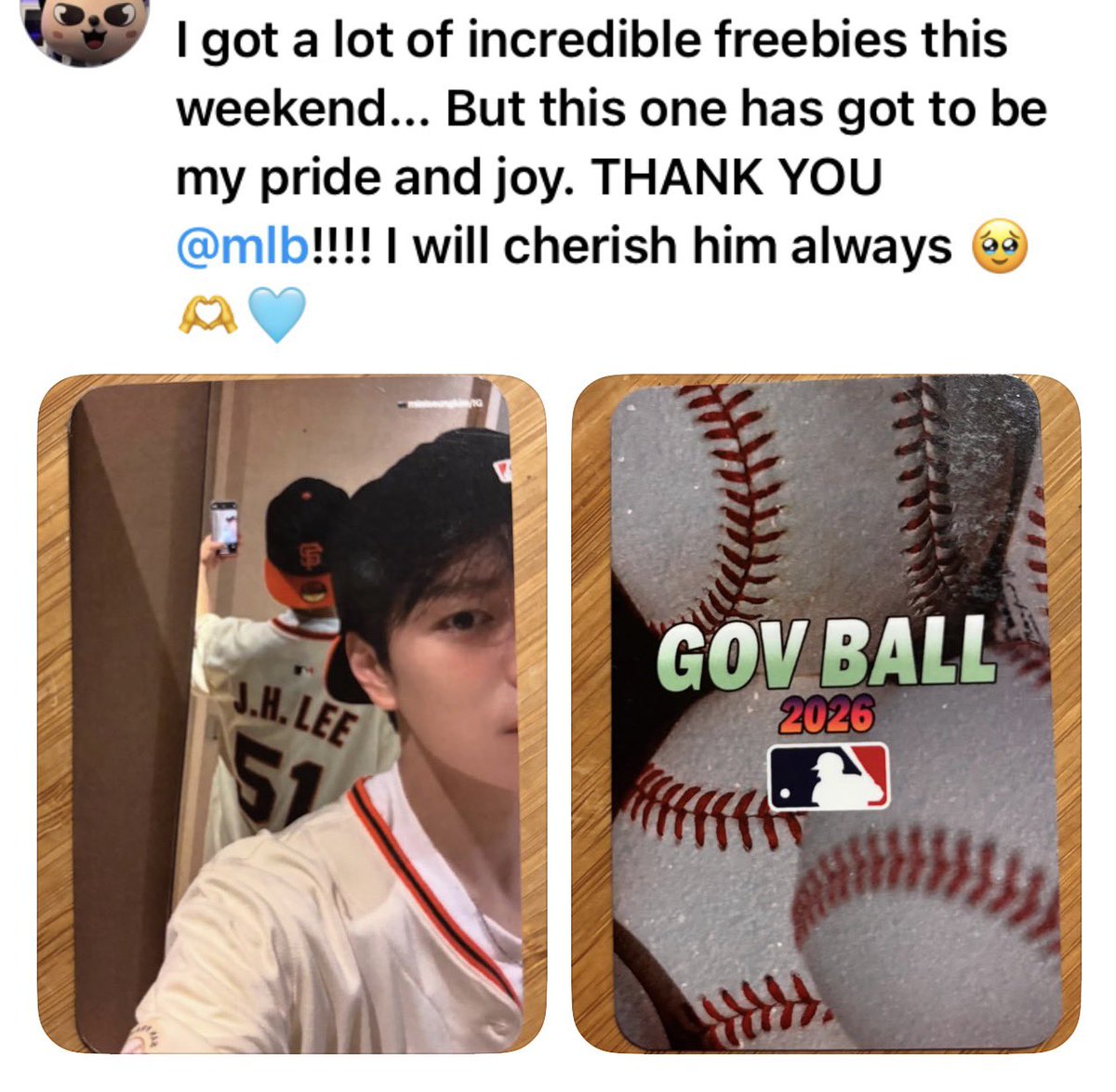0922NATION's tweet photo. 260608

[⚾️] The MLB did in fact give out freebies at the Governor’s Ball. They were Seungmin baseball cards complete with his instagram handle and their official logo.

https://t.co/5a1qXQMXaq

#SEUNGMIN #승민 #스트레이키즈승민
#StrayKids #스트레이키즈 https://t.co/x1jN29RQd0