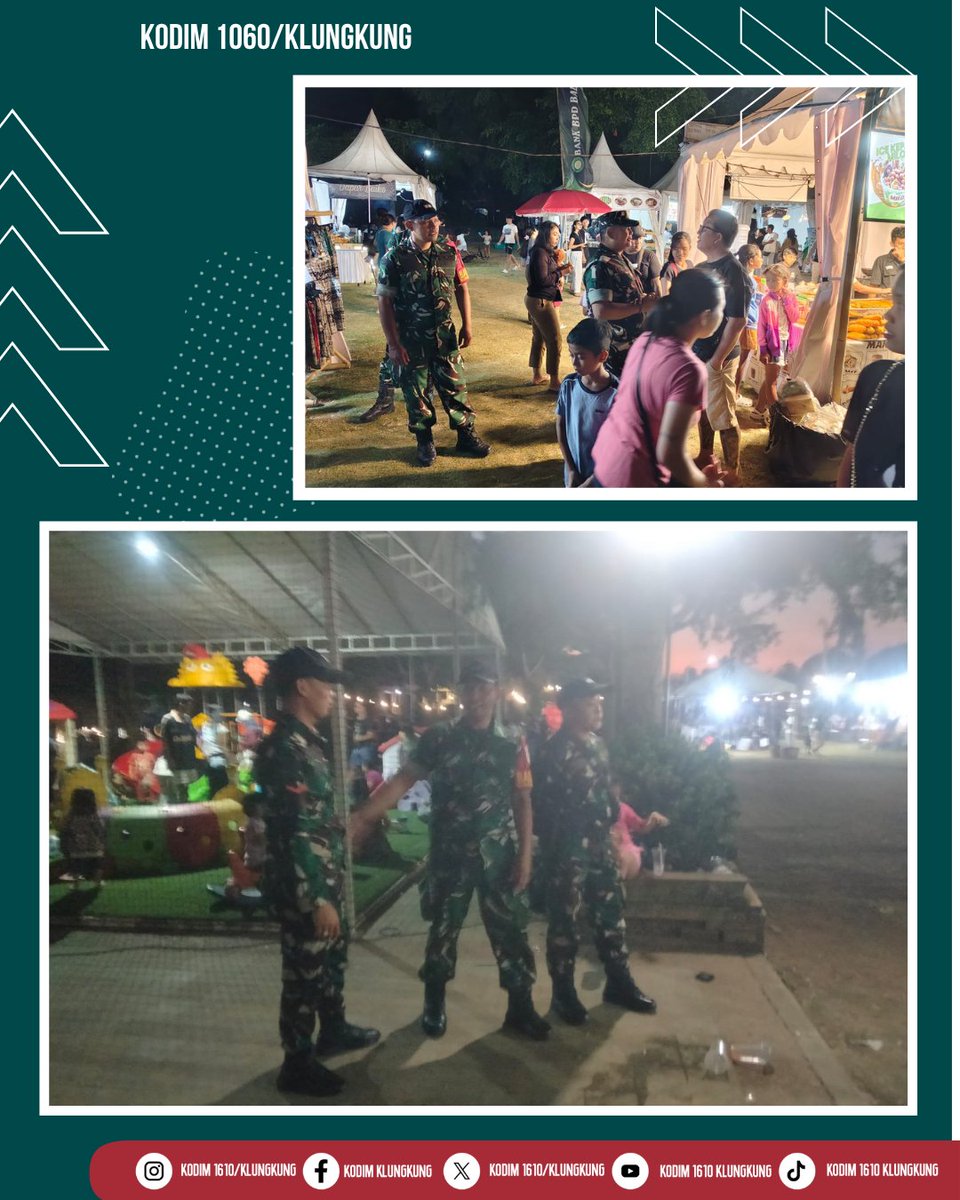 Dim1610klk's tweet photo. Hari Kedua, Dandim Klungkung Terjunkan Prajurit Jaga Kondusifitas Pekan Literasi dan Pendidikan Tahun 2026 https://t.co/O03KHVnEqV