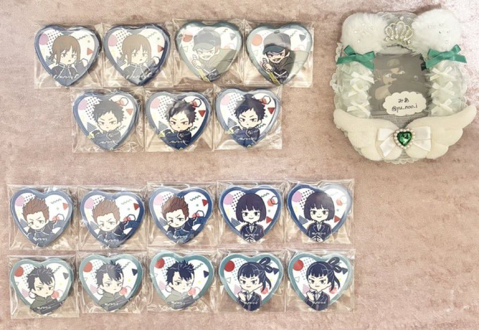 yu_noo_i's tweet photo. 【交換 譲渡】 ワールドトリガー れとぽぷ

譲▶︎画像(菊地原*,荒船*,風間*,歌川,三上,穂刈,加賀美)

求▶︎半崎 or 定価+送料
*譲渡の場合は無印を同数お迎えください。
ご不快でなければ無印は¥400/個にてお譲り可能です。

郵送のみ📮

お気軽にお声掛けください⸝ 𖤐 https://t.co/yy0EUuHHCb