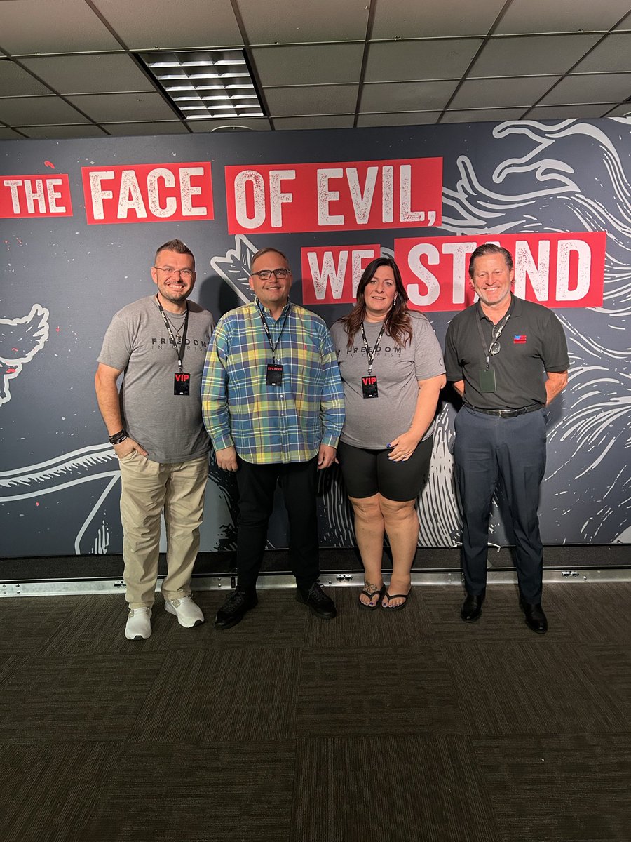 AHHpodcast_'s tweet photo. More connections made at #TheLastStand Conf. in Denver. Jesus is on the move & His remnant is rising!! Thx 4 the time & we look forward to storming the gates of hell w/ all of you on/off the show!! @CGoble04 @victormarx @DrFrankTurek @robmccoyus @SteveDeaceShow @DeaceOnline https://t.co/QWgSoUKhB3