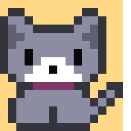 Reyko_dev's tweet photo. Variantes do primeiro gato e um chapéu quase 100% traçado da internet pq eu queria entender como funcionava um chapéu de bruxa (e notar que é muito chato fazer um bom no 16x16)

08/07/26 https://t.co/C10lZs3prk