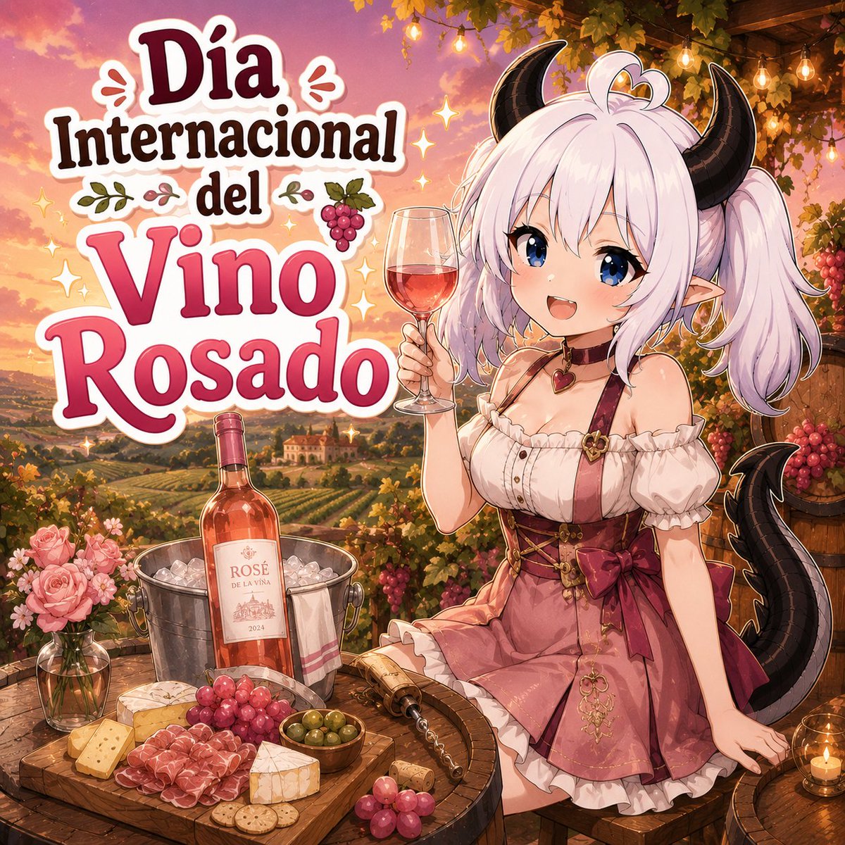 Mialygosa's tweet photo. 🍷 | Hoy es el Día Internacional del Vino Rosado.

El equilibrio perfecto entre el tinto y el blanco. Fresco, versátil y cada vez más elegido en todo el mundo.

Ustedes que vino prefieren ?

🍷 Tinto siempre
🥂 Blanco fresquito
🌸 Rosado en verano
🚫 No tomo vino https://t.co/XkfSXeuJkk
