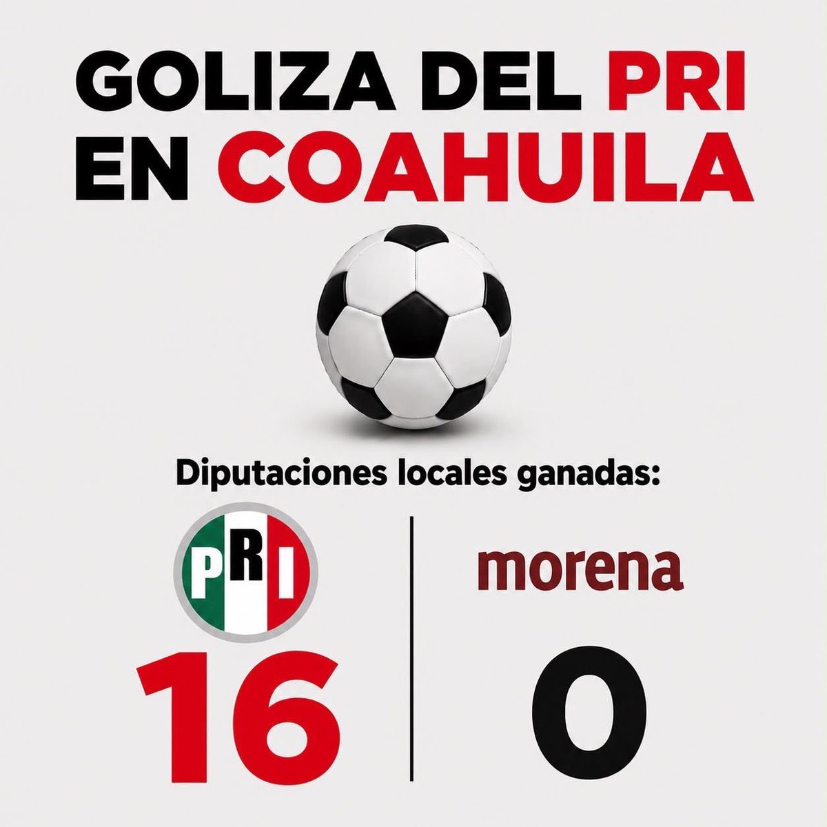 Mazterboy's tweet photo. @Hp1979Hp En Coahuila ya hicimos nuestra parte siguen los demás estados en el 2027 !!! https://t.co/K93UbIf9OA