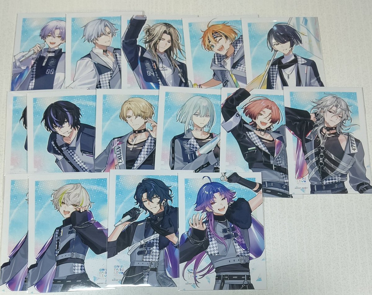 unimal2's tweet photo. [交換]
18TRIP エイトリ おもてなしライブ 特典 ブロマイド

求⇒練牙　太緖

譲⇒画像参照
可不可　雪風　礼光　あく太　宗氏　季肋　來人　幾成　千弥　潜　糖衣　夜鷹　子タろ

郵送、手渡し(固定リプ欄参照)

#ととな取引 https://t.co/dFJ9XfKdVK