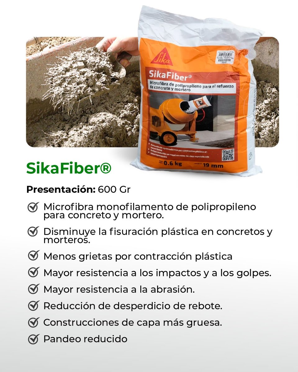 MatLosAndes's tweet photo. 🙌🏼🛠️ En Materiales Los Andes contamos con las soluciones líderes de Sika para elevar la resistencia de tus proyectos. https://t.co/X4OHqryuyK