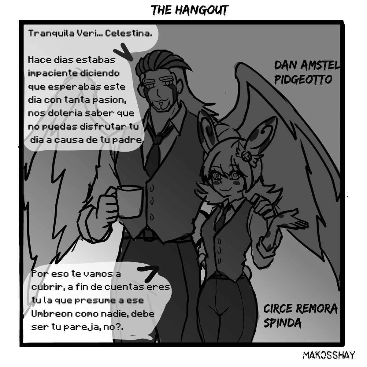 makosshay's tweet photo. Comic: The Hangout #26 #Eevee #Pokemon #Comic #Glaceon #Vaporeon #Sylveon #Pidgeotto #Spinda #Furry #Gijinka #Kemonomimi #Makossay #drawing #blackandwhite #Eeveelution #Eeveelutions #Hangout #Art #Comic #manga https://t.co/BTlLrupJpa