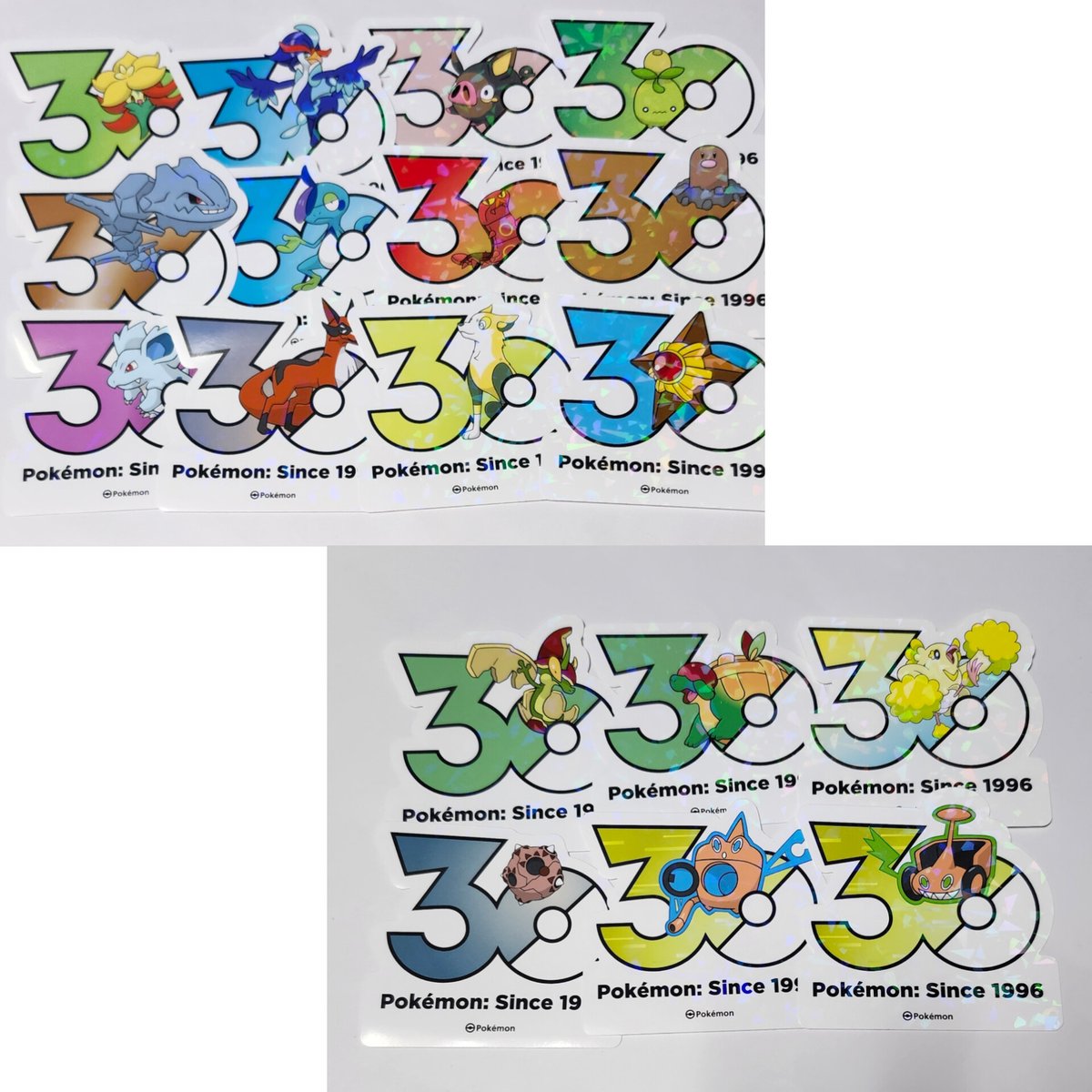 la_gds's tweet photo. 【交換】ポケモン 韓国 メガフェスタ

譲）30周年 ステッカー
・以下画像参照

求）同種
・3枚目参照

キャラにより複数提供可能(要相談)

郵送対応のみ
日本在住の方のみのお取引でお願いいたします。

最優先で探しているキャラがありますので、お時間いただく場合がございます。 https://t.co/chU61HtRCf