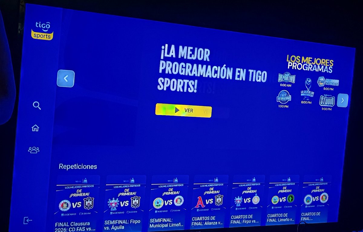 charligrado's tweet photo. @TigoElSalvador Justo hoy instale la app de tigo sport en el tele para ver el mundial 🙌 https://t.co/nLVKnWEDue
