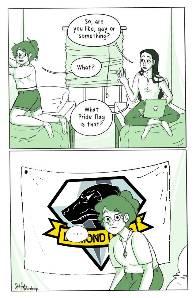 milktst's tweet photo. Diamond dog pride flag https://t.co/neH4Pm22il