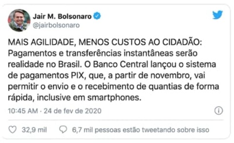 ThonnyJunqueira's tweet photo. @Poder360 Primeiro: o Pix é obra do Brasil.
Essa é mais uma narrativa para enganar otários nas redes sociais. Bolsonaro sabia o que era o Pix bem antes do vídeo resgatado pela esquerda.
Veja o vídeo e tire as suas próprias conclusões.

https://t.co/i3udyuev7Z…
Fonte: UOL https://t.co/gcyBBVHZli