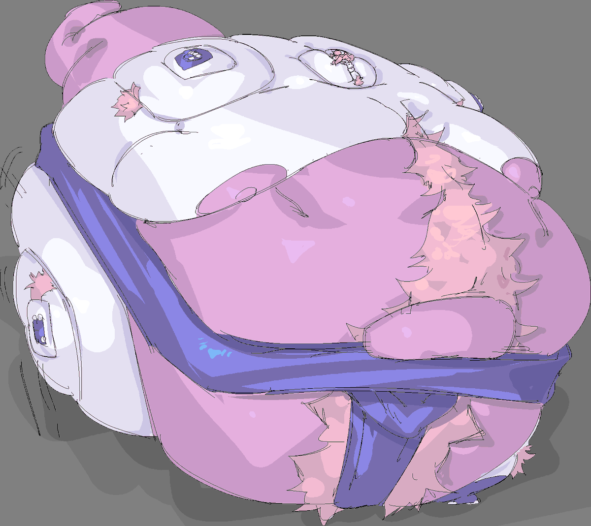 NekkysAD's tweet photo. Okay. Maybe being the champ for so long has made the fame go to his head... and just about everywhere else 

Art by gayben96 https://t.co/QX36LrpLVE