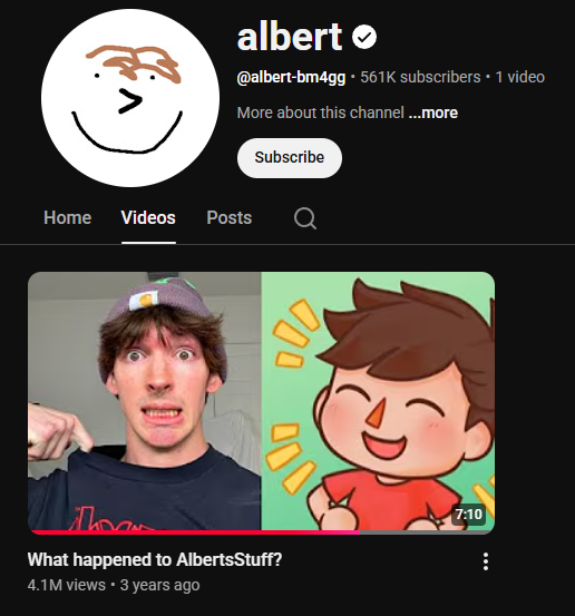 infadier's tweet photo. MAN i wish he used this channel more than once https://t.co/Bmkwj5q7Nx