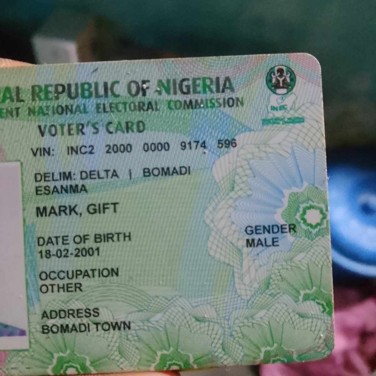 gift_mark1113's tweet photo. @PeterObi @NOIweala my Delta people go and get your PVC ready your PVC is your right https://t.co/sHLdyAEKqx