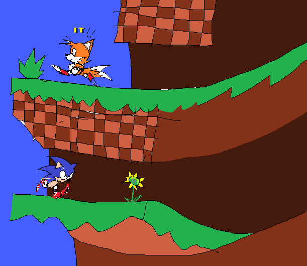 DashLilHog's tweet photo. Has anyone made a sonic.exe retake where the entirety of tails section is just a "hide and seek" game with the green hill part revolving around "seeking" for sonic in a large GHZ 
while the burnt Angel Island portion is sonic hunting you down in a rigged straight line level as is https://t.co/2YPSAPKQmU