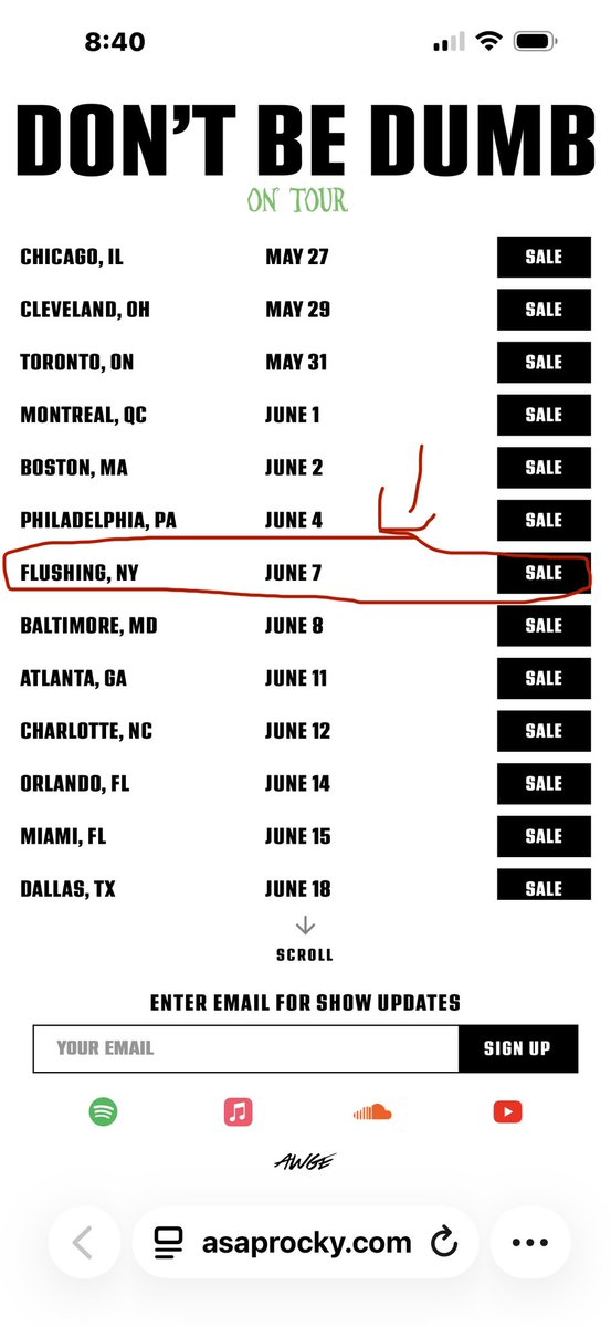 MariahGates7's tweet photo. @gabgonebad @StyleWatermelon Isn’t Rocky supposed to do a tour tonight? https://t.co/zT4XDLn2bG