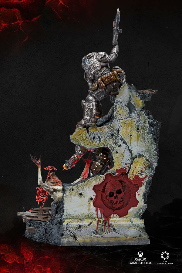 SASxSH4DOWZ's tweet photo. A better view of the Gears of War E Day Collectors Edition Marcus Fenix &amp; Dom Santiago Statue! 👀🤯😱

Built for collectors. Rooted in brotherhood. Experience Emergence Day with the Gears of War: E Day Collector’s Edition — a premium collection created for our fans! 🫡💥⚙️ https://t.co/MQVJhbN7tH