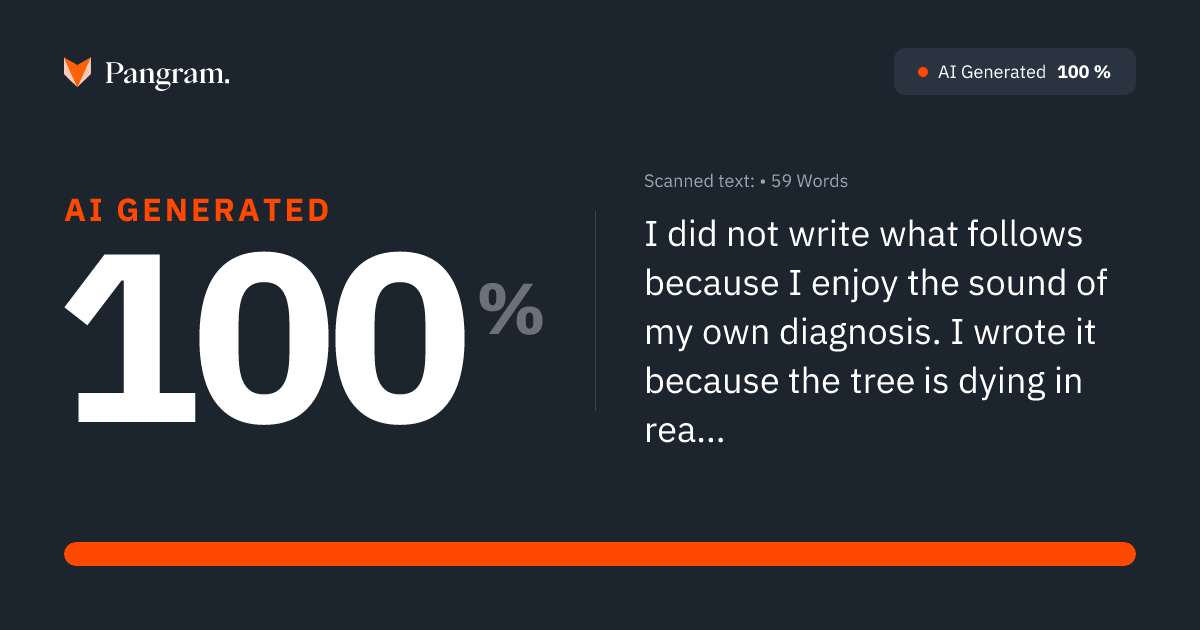 Pangram tweet media