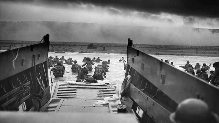 TWilsonOttawa's tweet photo. Take a moment to reflect on the events 82 years prior on this day. This day marks the largest seaborne invasion ever attempted in history, with over 2 million Allied troops descending on Normandy. 

Over 200,000 German casualties were suffered along with 209,000 fallen Allies, 18,700 of those were Canadian 🇨🇦

A very expensive victory. 

 18 year old sailor, Tom Gunning of the HMCS Cape Breton said " it's almost impossible to describe the awesome power of it' at the sight of seeing 6,900 sea-faring ships approaching the coastline, from the English Chanel. 

“Never in the field of human conflict was so much owed by so many to so few”

~Winston Churchill

#DDay82 #Remembering 😞🇨🇦