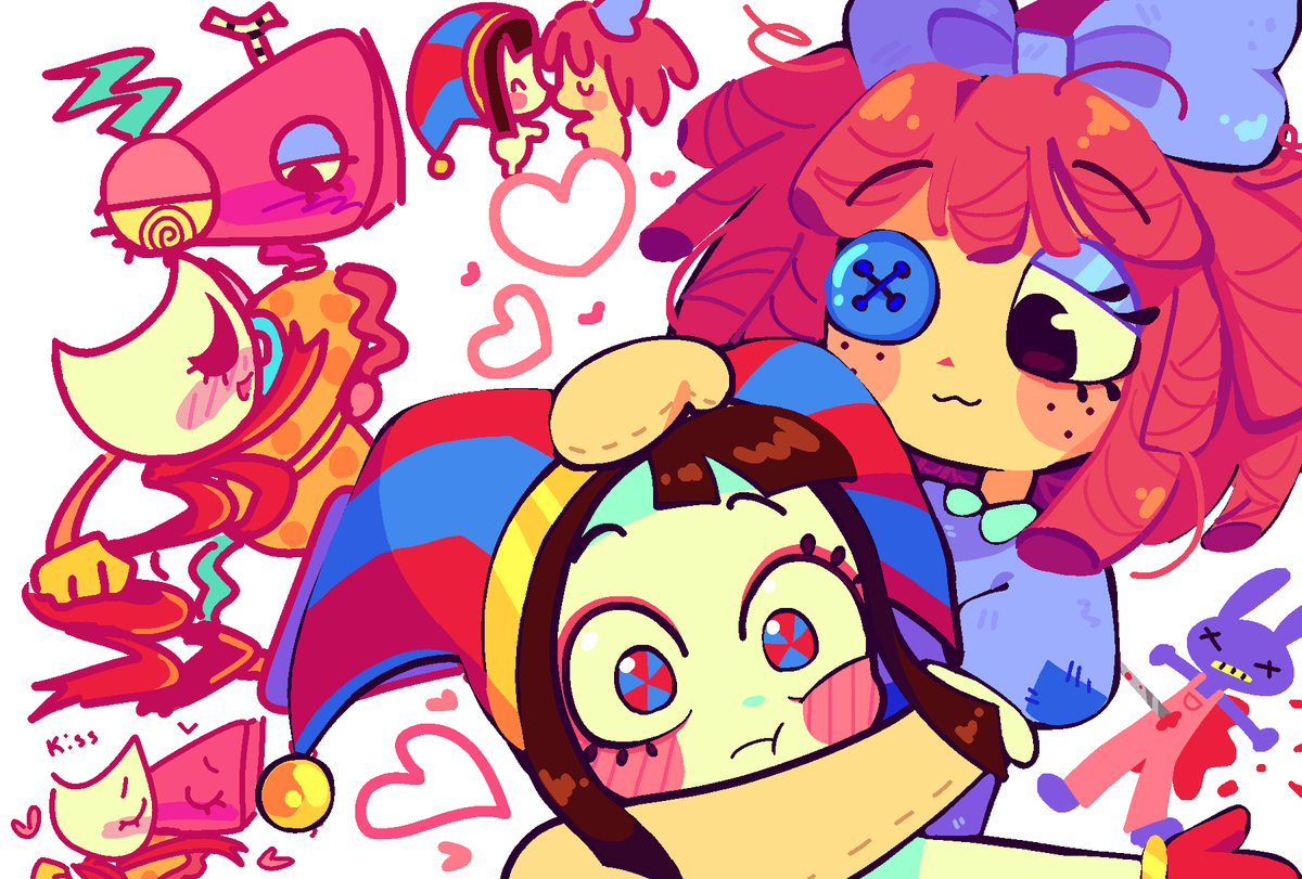 Gnarly_pigeon's tweet photo. The Amazing Digital Yuri-Circus #tadc https://t.co/qMG2lrfR4D