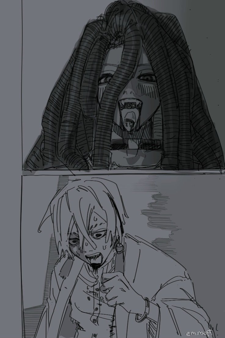 emmopipopi's tweet photo. Since that's getting popular,,, here's a repost of another old piece I did of this au😮 https://t.co/7Xu6LKj1Xp