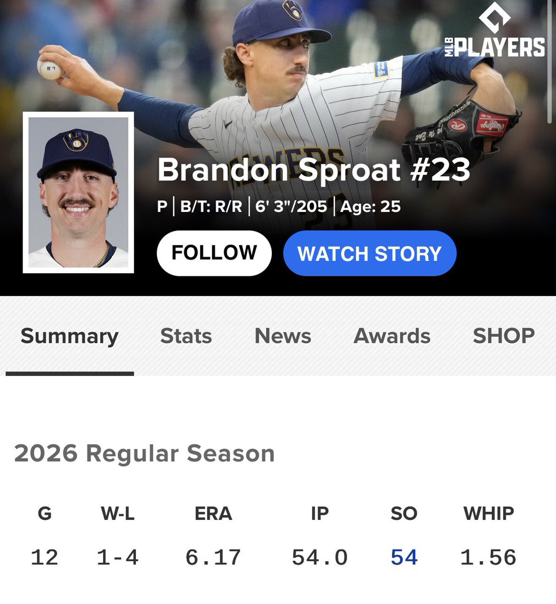 Mets2026's tweet photo. For anyone wondering how the Freddy Peralta Trade is going

Safe to say the Mets fleeced Milwaukee badly https://t.co/CPROCV8ChD