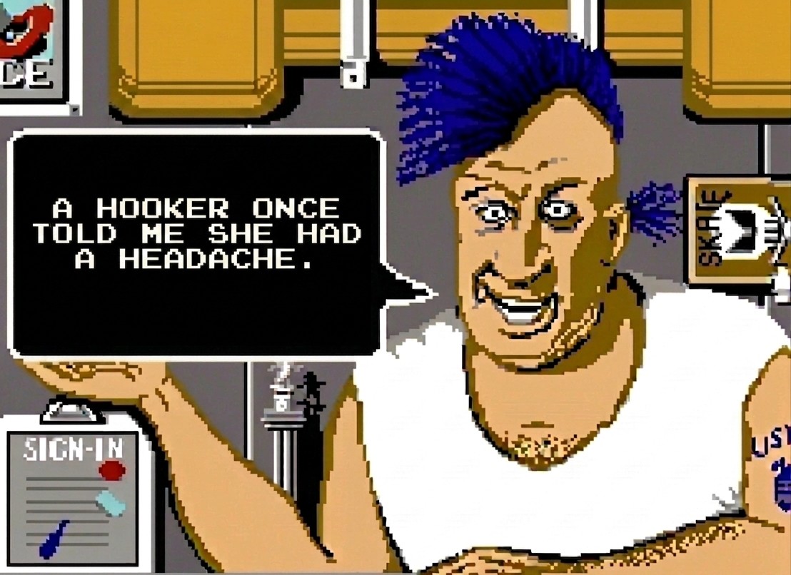 VeryEvilAsh's tweet photo. Day 8 where I take Rodney from Skate or Die on the NES but have him say Rodney Dangerfield jokes https://t.co/gbEl12Ikvv