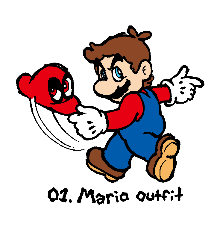 Igny1607's tweet photo. Starting something new that I'll probably never finish...

Drawing a Mario Odyssey outfit every day

Day 01: Mario Outfit https://t.co/s2UKN0aP61