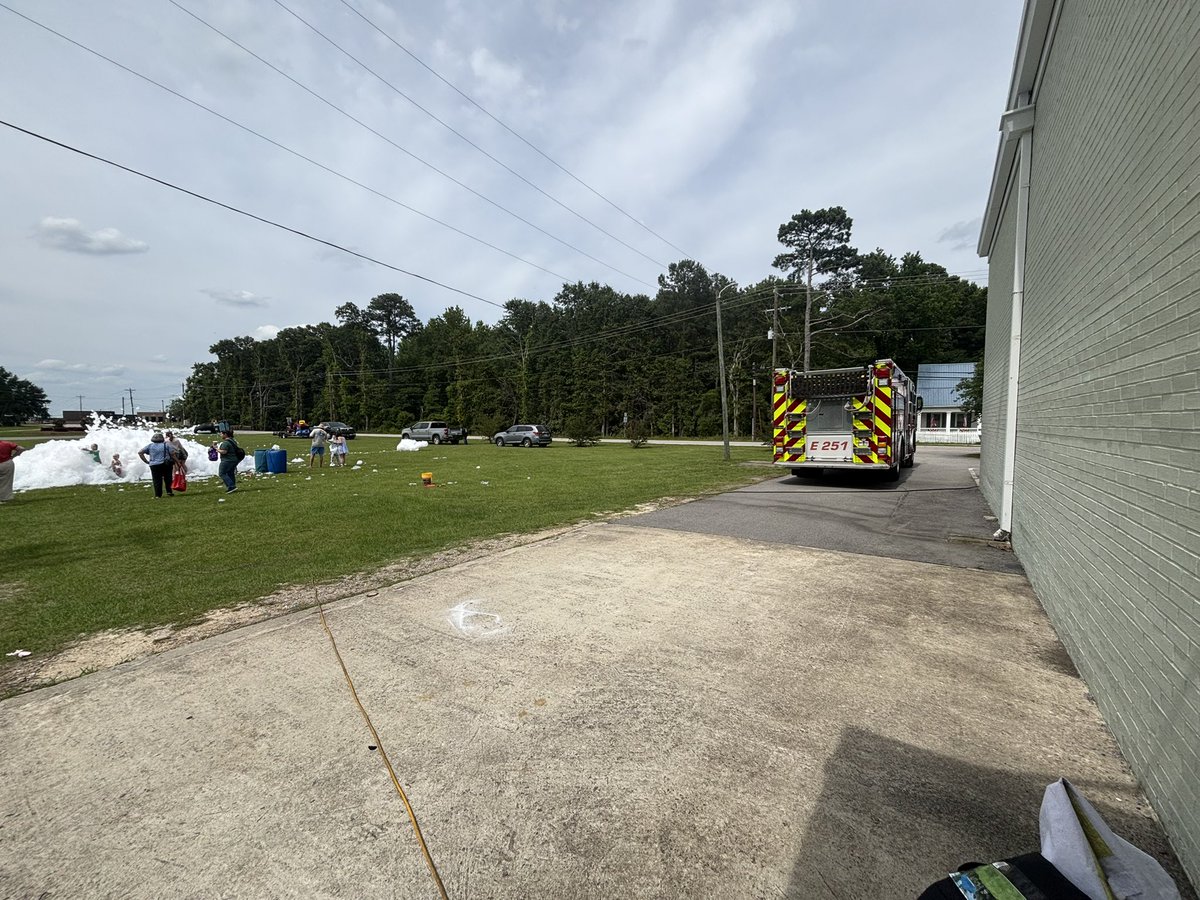 BLFD911's tweet photo. BLFD at the BL Branch Library Summer Reading Kickoff party today.  Great fun for all who came. https://t.co/oLSg1aoXlD