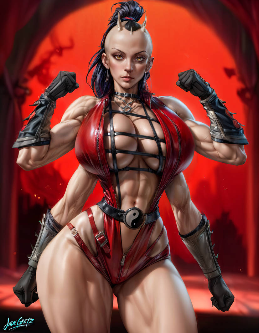 JadeGretz's tweet photo. Sheeva: Regal War Titan by Jade Gretz
https://t.co/xoHnMYyPNk
#Sheeva #MortalKombat #MK1 #MK11 #NetherRealm #Shokan #WarriorQueen #Outworld #FightingGames #FGC #FanArt #DigitalArt #AIArt #AIArtwork #Gaming #Hot #Girl #Anime #Waifu #jadegretz https://t.co/Lx2vuoJQvB