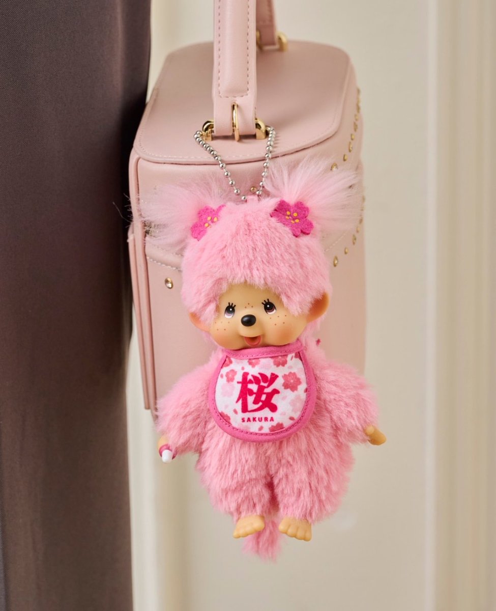 bebichichhi's tweet photo. new release, sakura monchhichi >_< https://t.co/6iKSeHBuIY