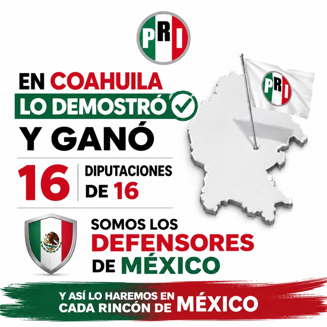 PRIEstatalDGO's tweet photo. #SomosLosDeferensoresDeMéxico
#PRICoahuila https://t.co/ZOZpq2E9tN