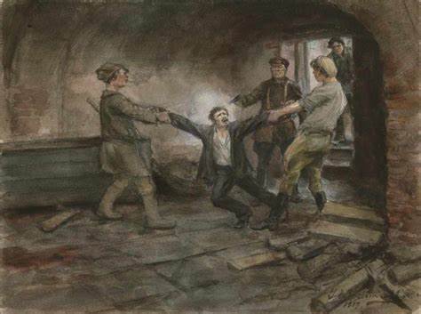 2dayinsocialism's tweet photo. On June 8th, 1919, the Cheka began mass executions of "bourgeois" being held in prisons Kharkov to prevent them from being released by the approaching White Army.  An estimated 500 to 1,000 political prisoners, including former Tsarist officials, professionals and students considered “counter‑revolutionary” and “class enemies.”, were killed.