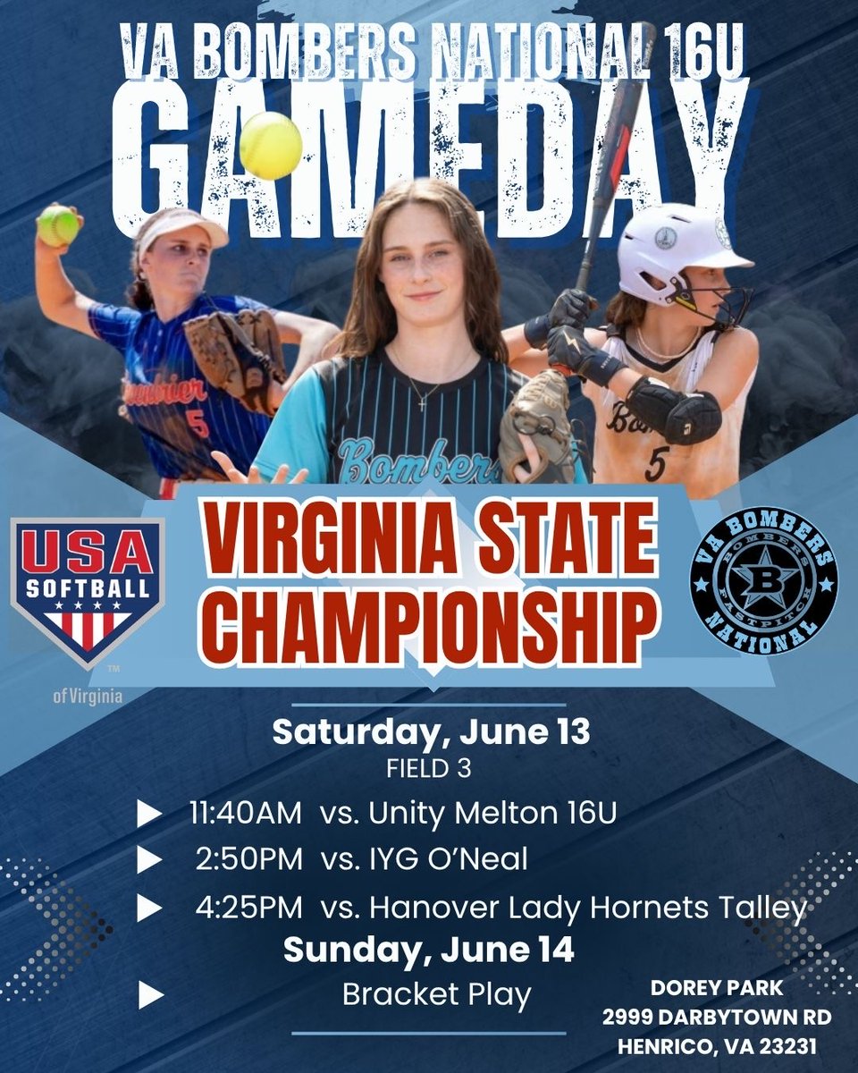 Cora050505's tweet photo. Finally ready for some travel ball! I am so excited to be playing with the VA Bombers National 16u. Just one practice in and I can already tell it is going to be a great season. Our first tournament is this weekend and I can't wait to get back on the field.
@SBRRetweets
@Vabombers
@ExtraInningSB
@D1Softball
@CoastRecruits
@PrepSoftball
@LineDsoftball
@SoftbalAmerica
@ahonkofskyathl1
@KyleBRB9
@coach_emmag
@stackathlete
@Rachel_roupe
@raj_manjrekar