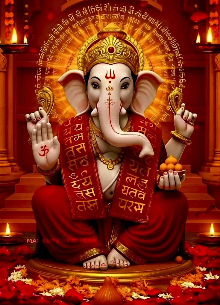 puji1110's tweet photo. गौरी नंदन श्री गणेश अद्भुत अलौकिक दर्शन 🌍 https://t.co/mLvZ8Mj7au