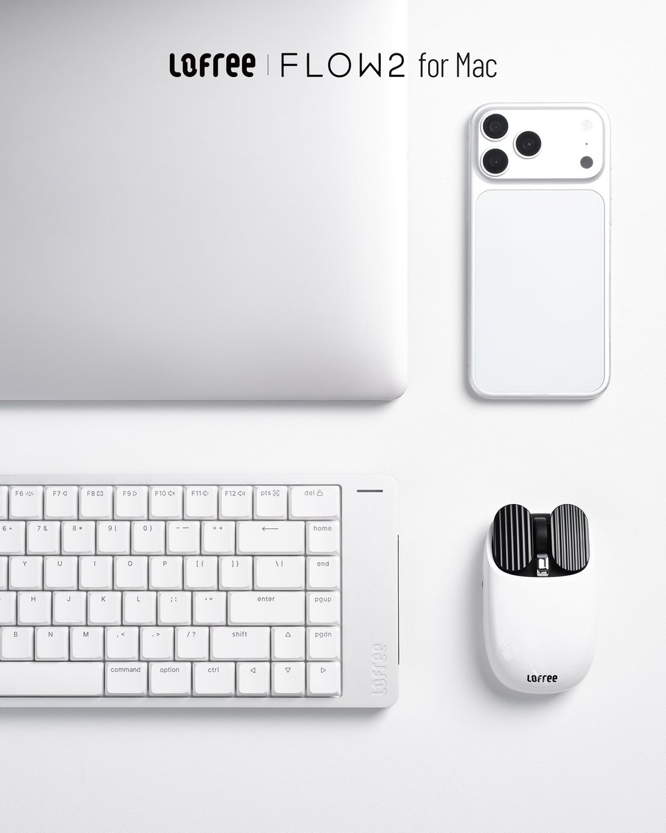 lofreeco's tweet photo. Silver.
Clean lines.
Quiet focus.
Nothing extra.
Just a setup that disappears
and lets the work speak.

#Lofree #Flow2mac https://t.co/C9ApaoHAht