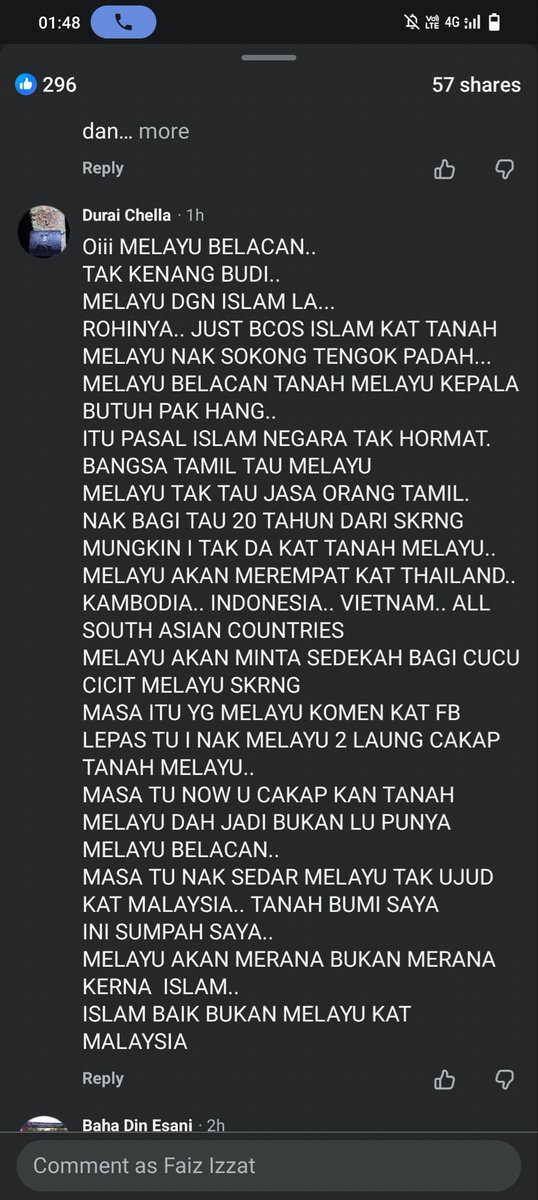 BendiTheBagak's tweet photo. LELAKI INDIA HINA MELAYU ISLAM LAGI 😡🖕

Balik India la bodoh!!!!!

Ni ada orang bagi btw

#PariahWatch https://t.co/WNIjO6XUfM