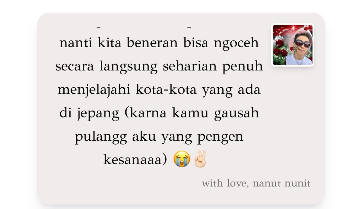 sunshineboka's tweet photo. My twinnie entp gemini gvrlllll Happy birthday iyaaaahhhhh @saturnawt  ✨✨✨ 

Dia yang ulang tahun tp dia jugaaaa yang ngasih surat cinta ke semua orang 🥹💕 beneran tumpah2 word of affirmation nyaaaah ❣️
Sayang nanattttttt, nanti kita harus ketemu lanang bersama iyahhhh 💗 https://t.co/GMdu5MJGhv