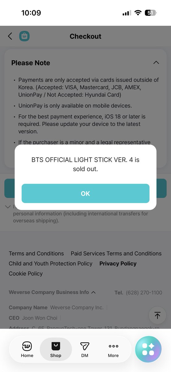 VioletVox8's tweet photo. ARE YOU KIDDING ME???? THIS SHIT WENT ON SALE NINE (9) MINUTES AGO!! I hit pay and WDYM SOLD OUT???? Diaorang restock 10 batang ke apa?? https://t.co/OeN199ezk8