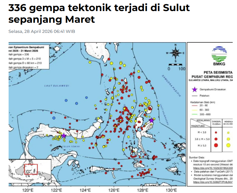 kementerianmeme's tweet photo. Tau gak? di Sulawesi Utara ini, bulan Maret kemarin aja ada 300 lebih gempa bumi menurut BMKG

> 336 gempa bumi dalam 30 hari
> per hari sekitar 10 gempa
> berarti setiap 2 jam ada gempa

Nah, yg bikin sedih selain gempanya adalah

> anggaran BMKG
> anggaran mereka dipotong
> ini ngaruh ke dana pemeliharaan alat sensor gempa dan tsunami
> padahal banyak sensor udah lewat usia kelayakan operasional

Kasihan ya warga negara besar ini🙂