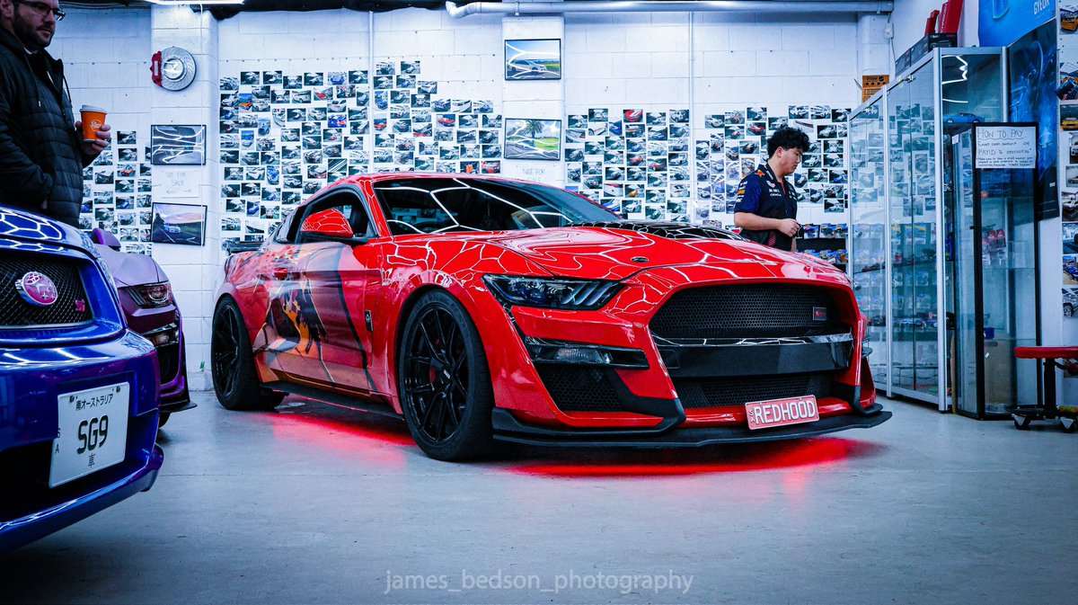Redhood_Pony's tweet photo. Massive shout out to ig:james_bedson_photography for sharing some amazing photos and edits of Redhood!

#Redhood #Nikke #Nikke_au #Nikke_en #Itasha #Mustang https://t.co/s0ZBhd7HAn