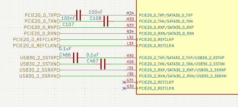 nzevh_'s tweet photo. Day 14 of creating a laptop from scratch

I added the GL3523 USB Hub Controller to combine the two USB Type-A 3.1 ports into two (due to limited ports on the RK3588)

I updated the CLK generator to a support two more pairs of CLK signals for the PCIE 2.0 of the RK3588 and the M.2 E-key WIFI/Bluetooth connector