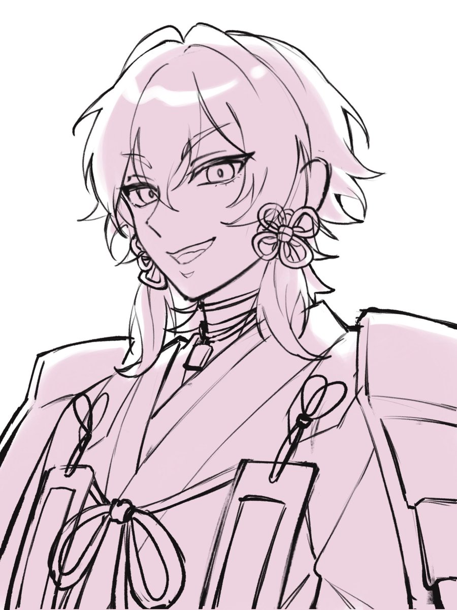 bunbunspoils's tweet photo. Trying to draw Shigehira again… hi my love… https://t.co/rgOv42sw5k