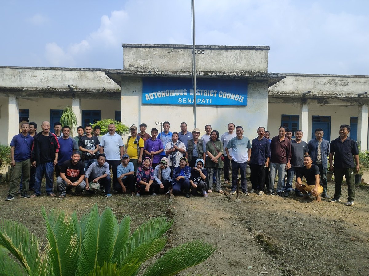 DcSenapati's tweet photo. To commemorate World Environment Day on June 6, 2026, a district-wide initiative was undertaken, featuring office clean-up drives and tree plantation campaigns across multiple locations. https://t.co/5rFzpQB6Z7